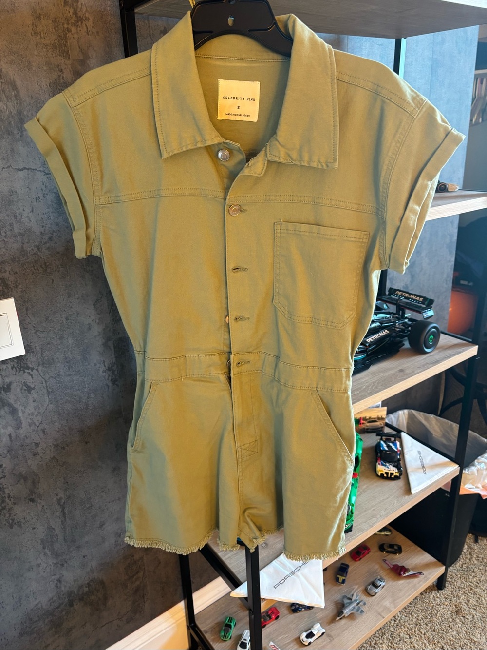 Celebrity Pink Light Olive Utility Jacket